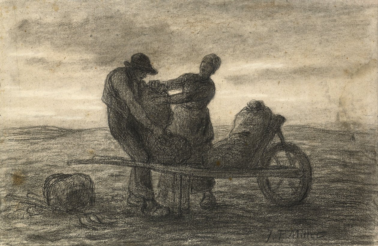 Sklizeň brambor od Jean Francois Millet