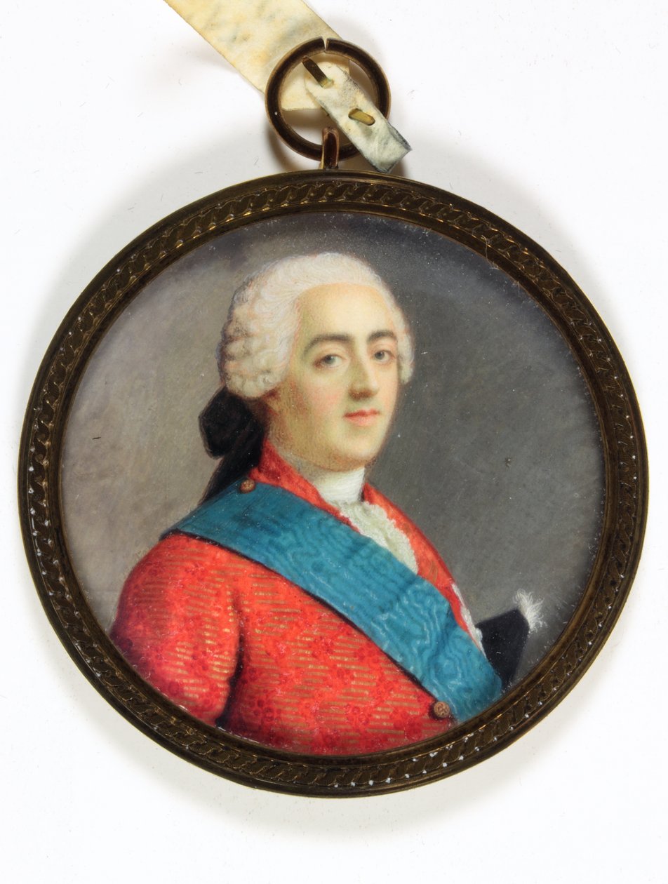 Louis XV, král Francie (smalt) od Jean Adam Serre