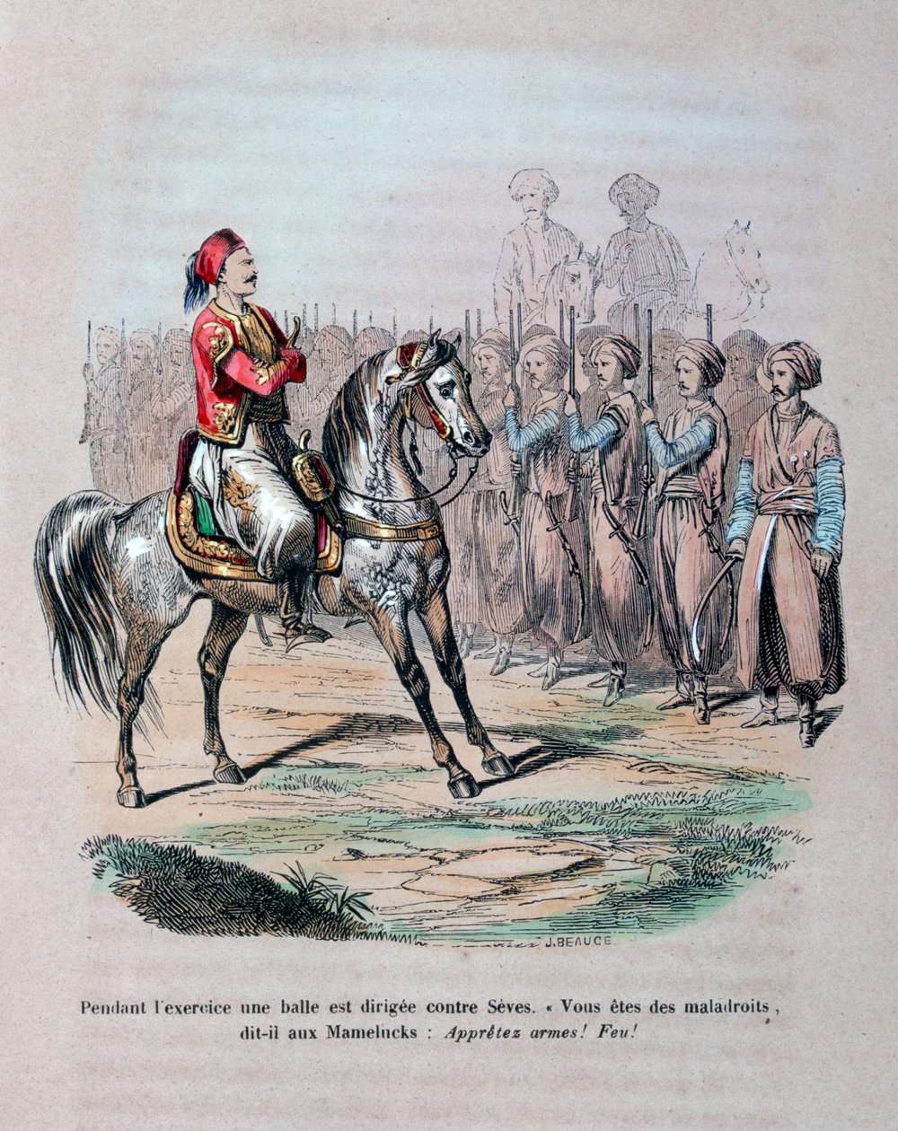 Suleiman Pasha, 1847 od Jean Adolphe Beauce