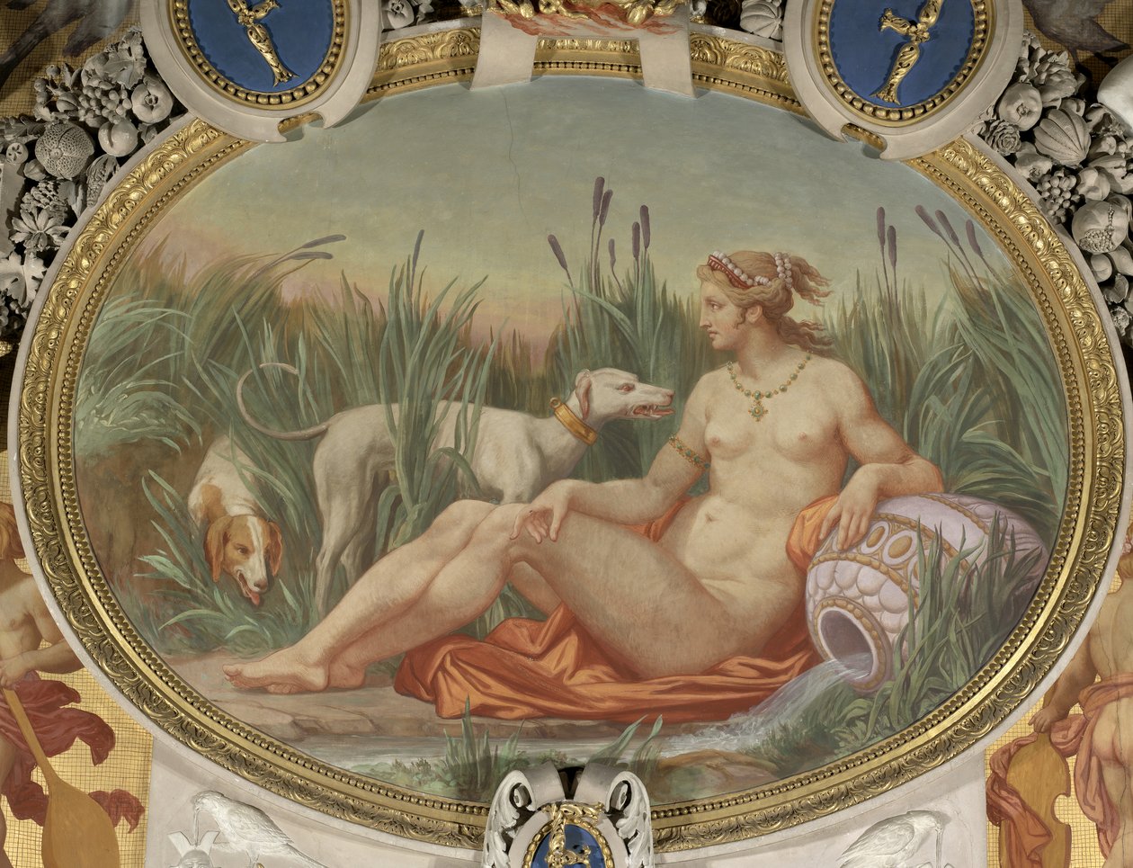 Nymfa z Fontainebleau od Jean Alaux