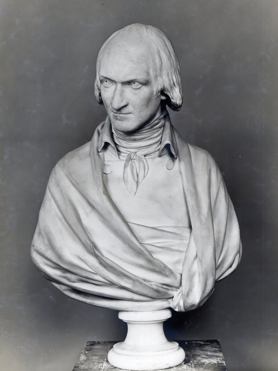 Adrien Duquesnoy (sádra) od Jean Antoine Houdon