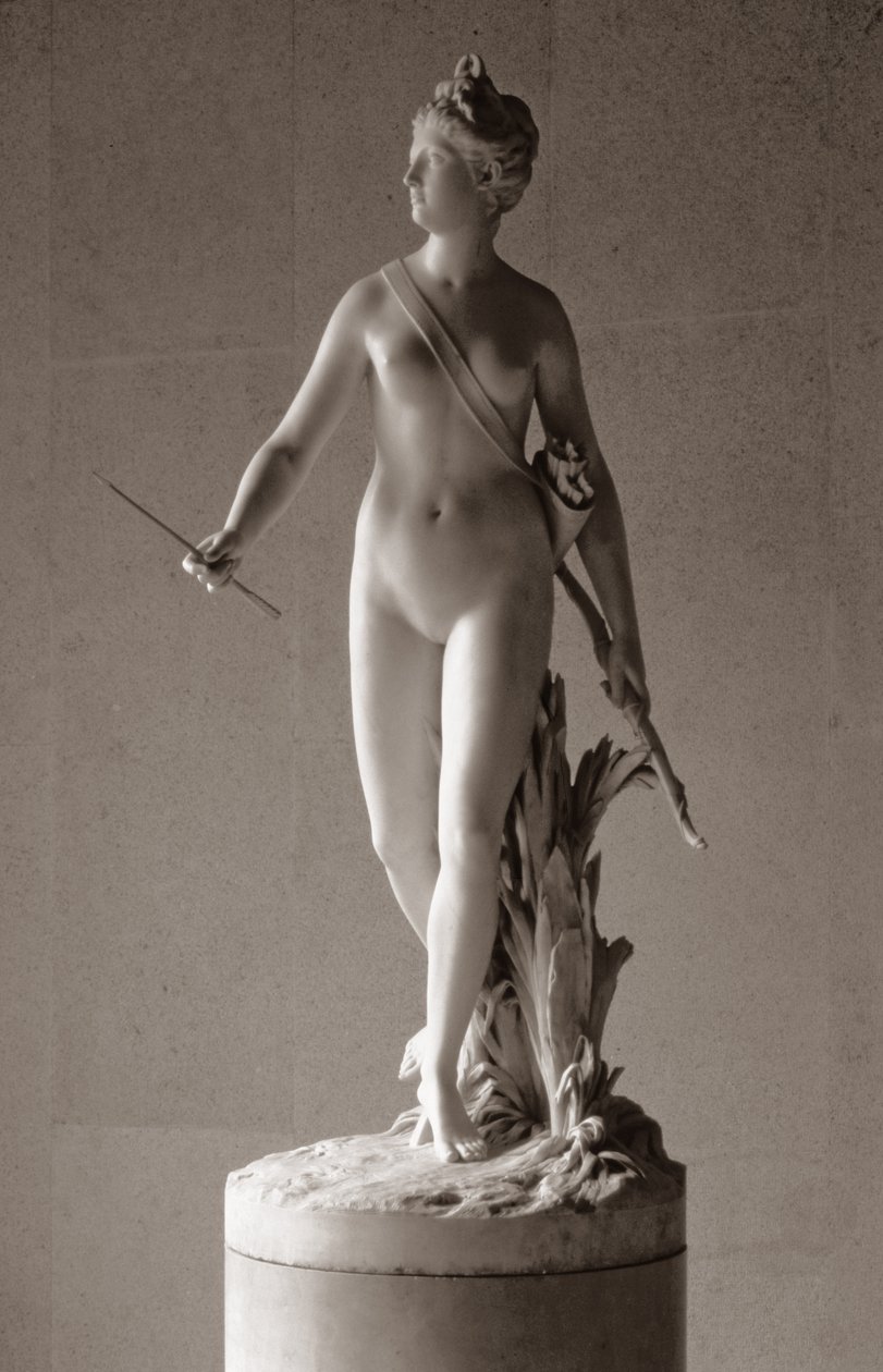Lovkyně Diana, 1780 (mramor) od Jean Antoine Houdon