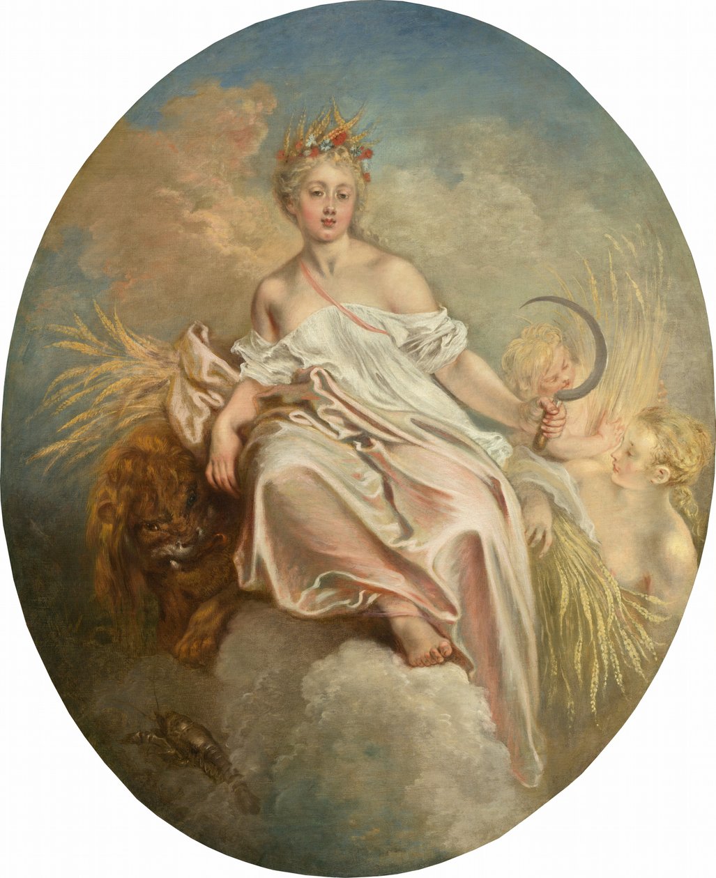 Ceres Summer, c. 17171718. od Jean Antoine Watteau