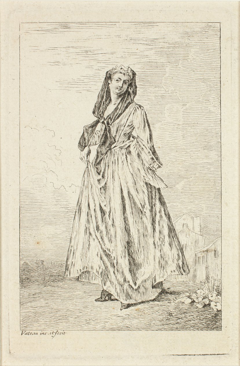 Figurky režimu od Jean Antoine Watteau