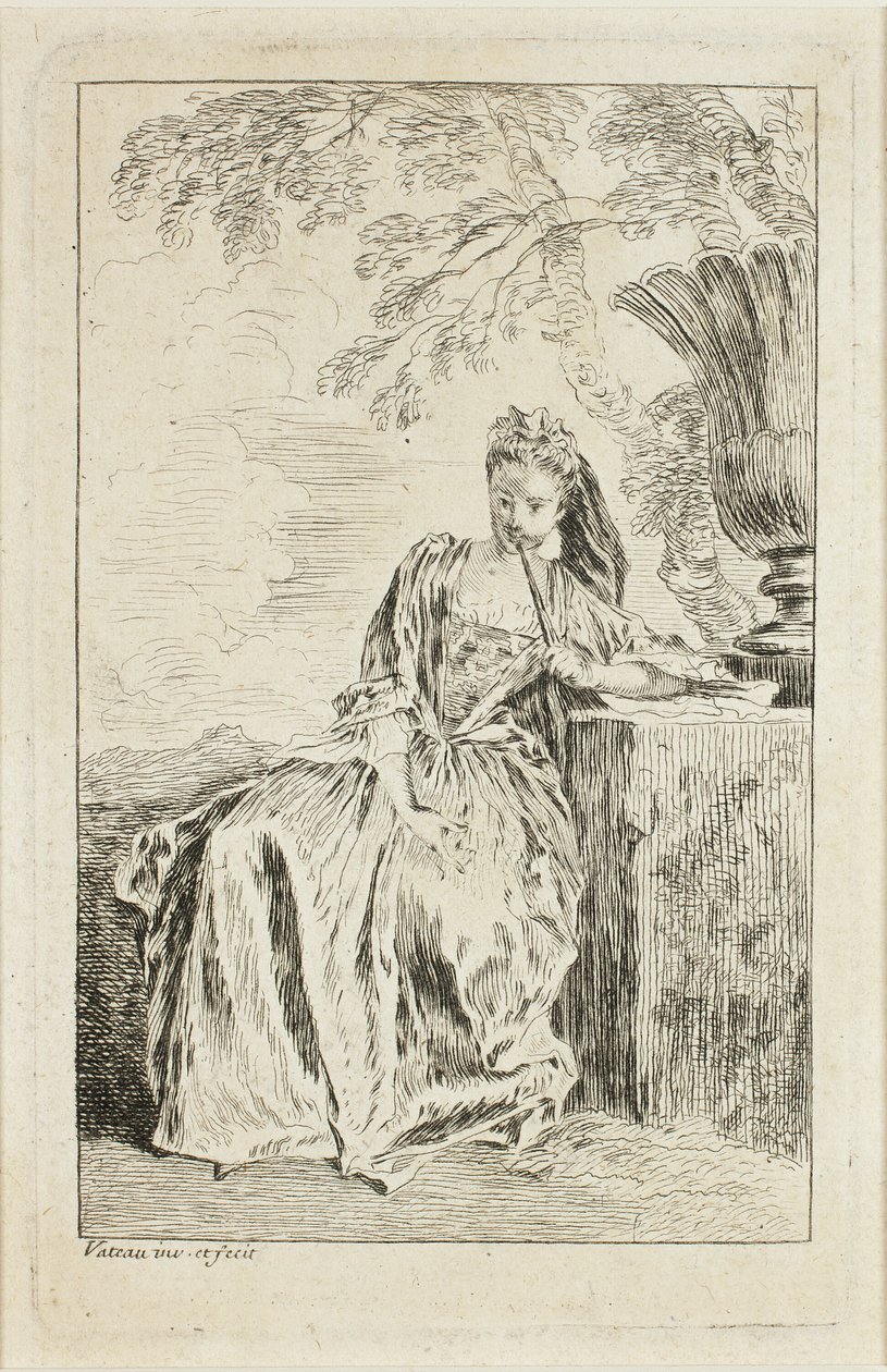 Figurky režimu od Jean Antoine Watteau