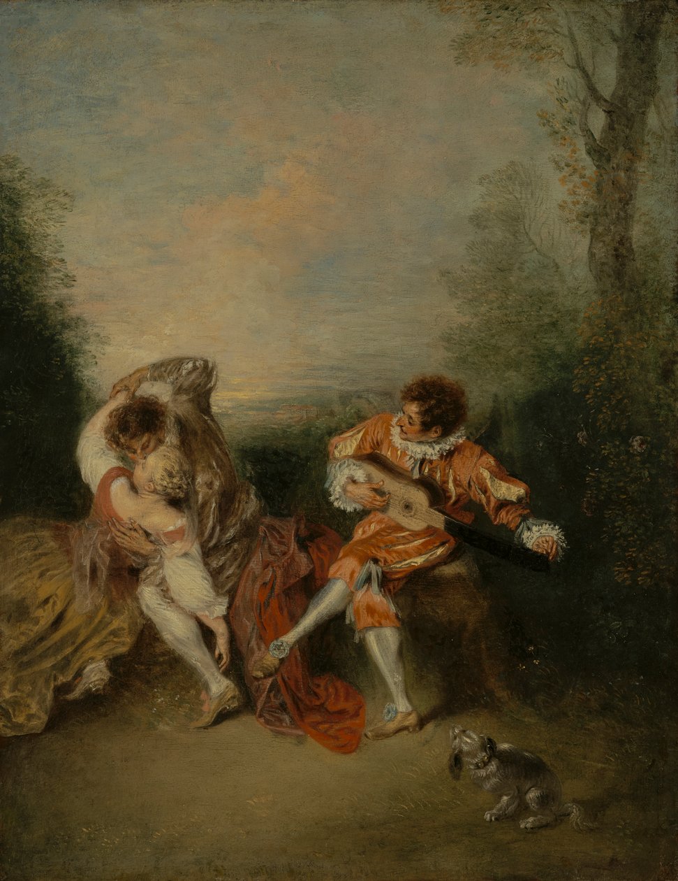 Překvapení od Jean Antoine Watteau
