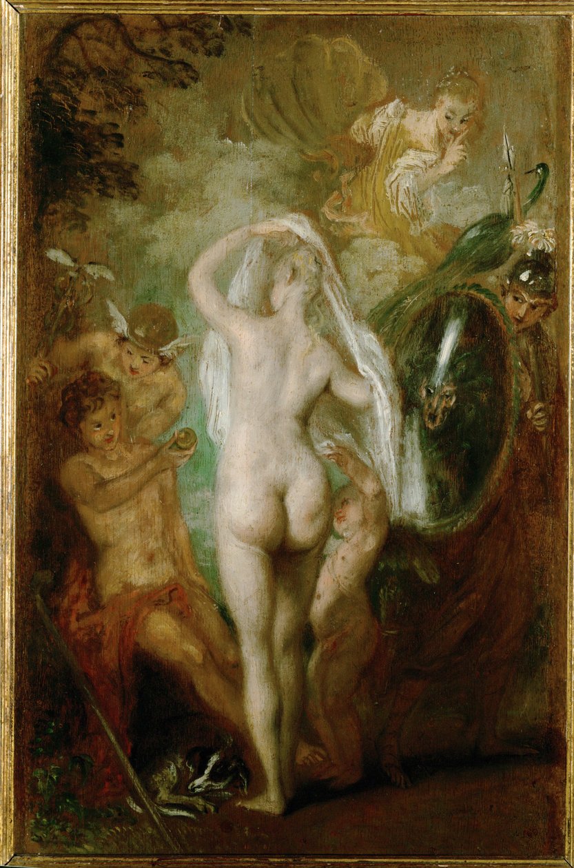 Pařížský soud ... od Jean Antoine Watteau