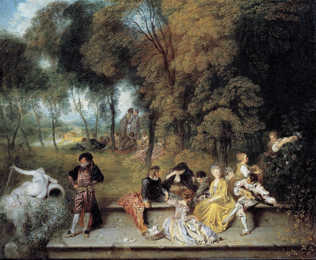 Rozkoše lásky od Jean Antoine Watteau