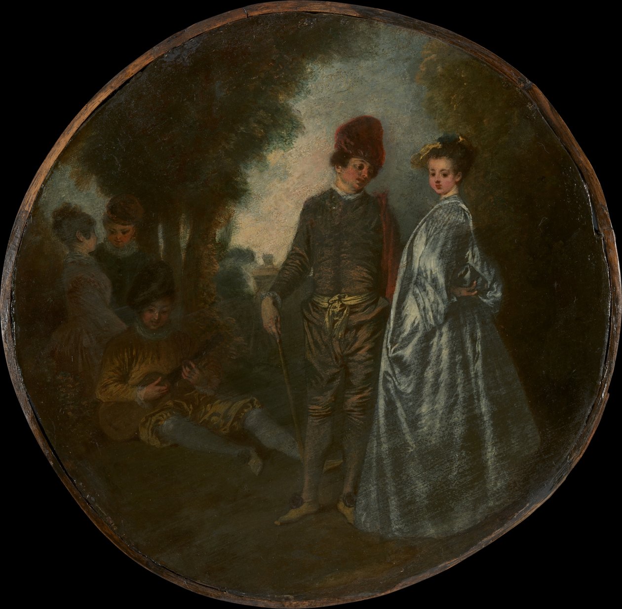 Kaskáda od Jean Antoine Watteau