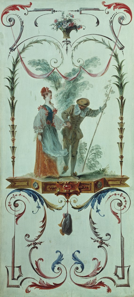 The Charmer, 1707-08 od Jean Antoine Watteau