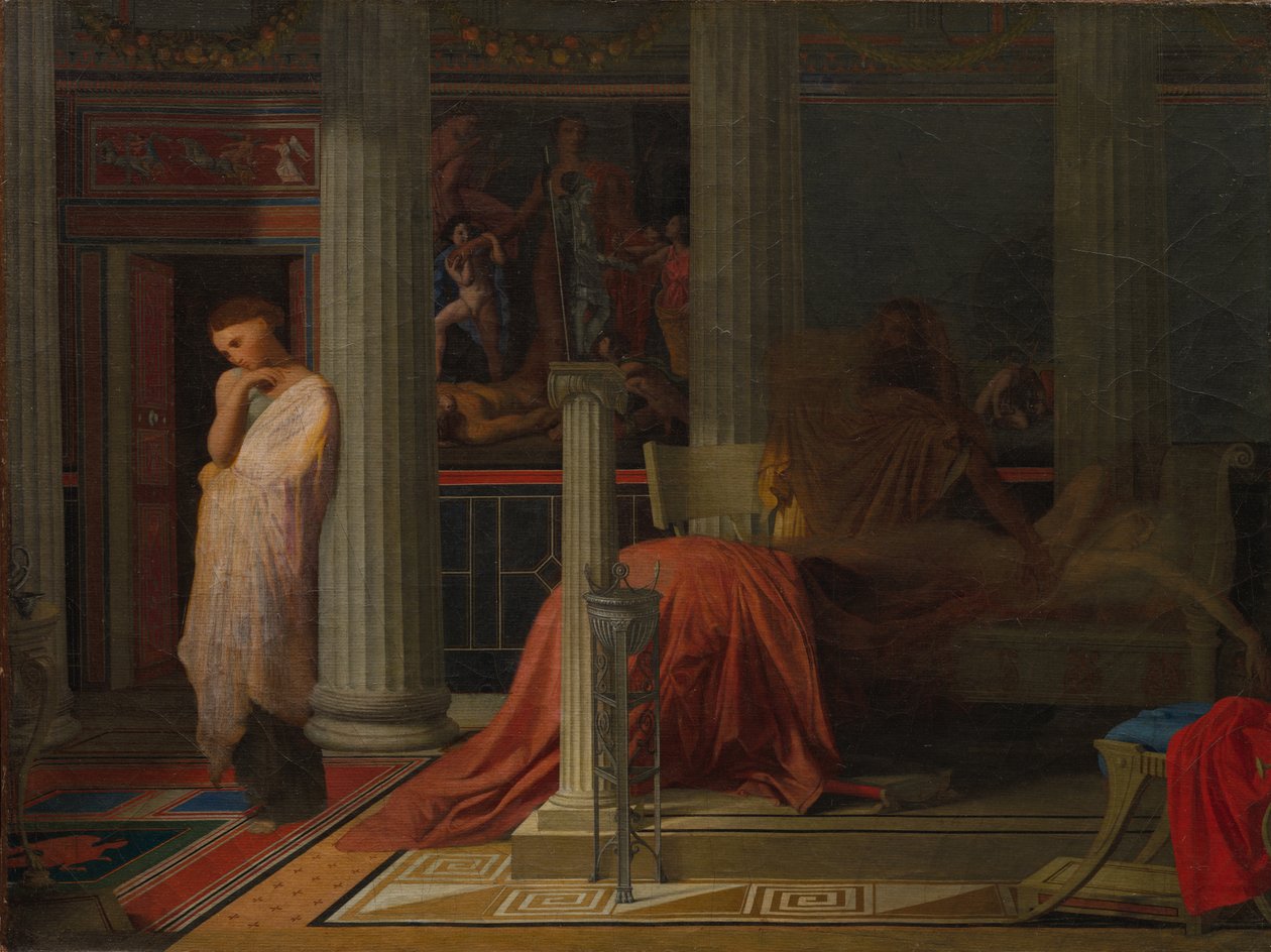 Antiochus a Stratonice, c. 1838. od Jean Auguste Dominique Ingres