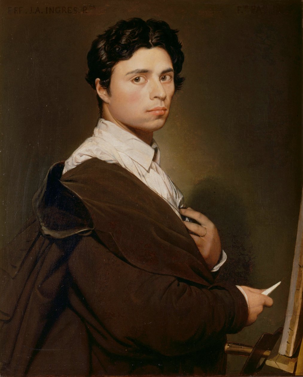 Autoportrét ve dvaceti čtyřech od Jean Auguste Dominique Ingres