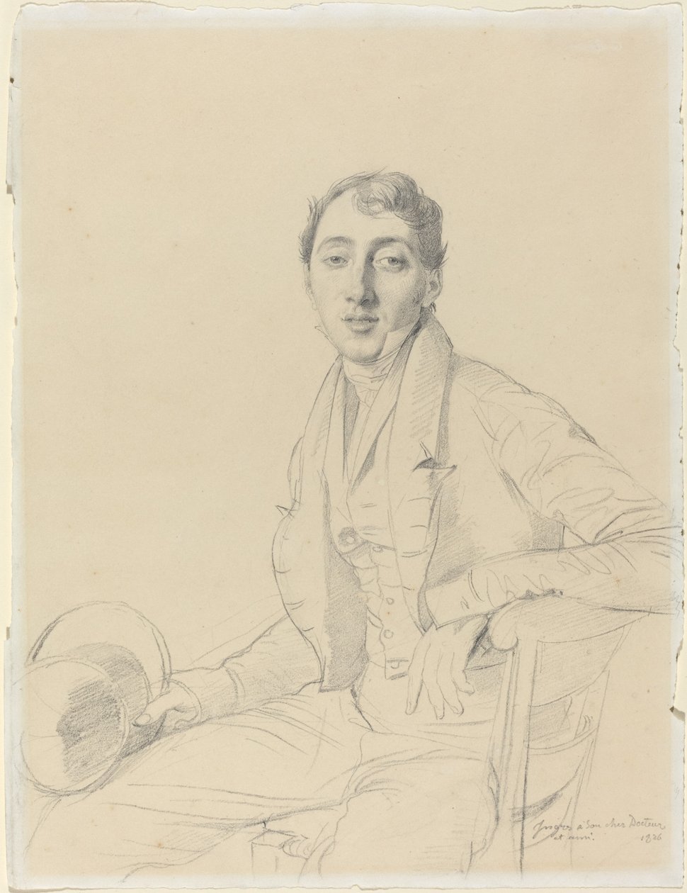 Dr. Louis Martinet od Jean Auguste Dominique Ingres