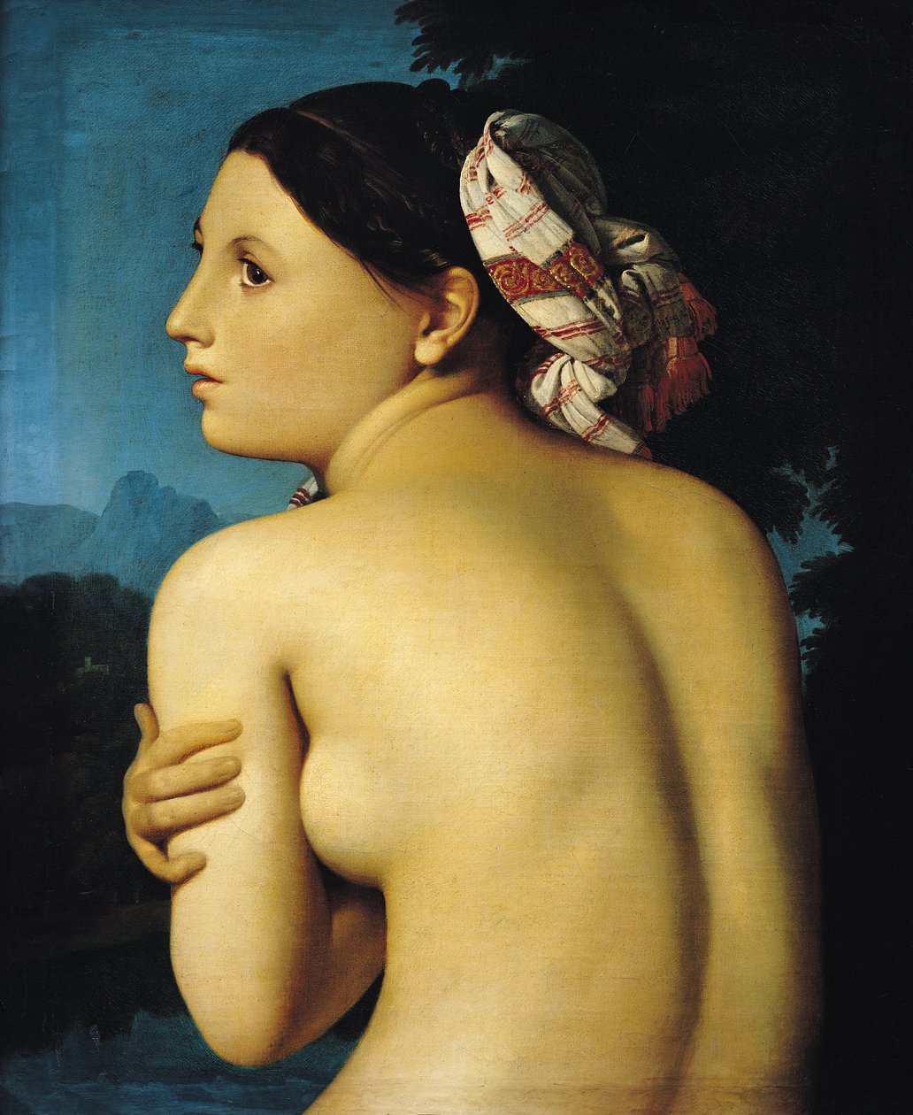 Ženský akt, 1807 od Jean Auguste Dominique Ingres