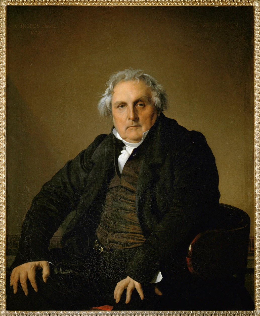 Louis Francois Bertin, nakladatel ... od Jean Auguste Dominique Ingres