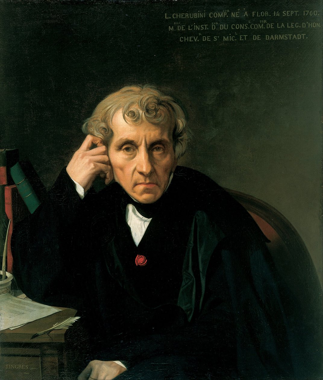 Luigi Cherubini od Jean Auguste Dominique Ingres
