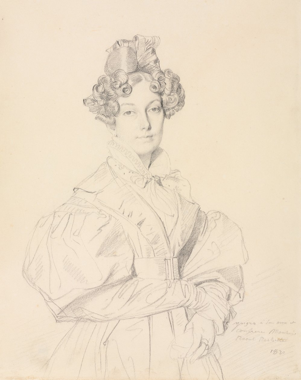 Madame Désiré Raoul-Rochette, 1830. od Jean Auguste Dominique Ingres