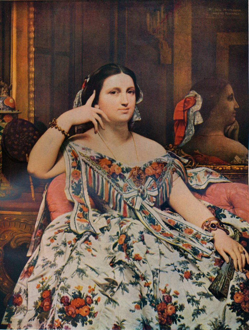 Madame Moitessier, 1856, 1936 od Jean Auguste Dominique Ingres