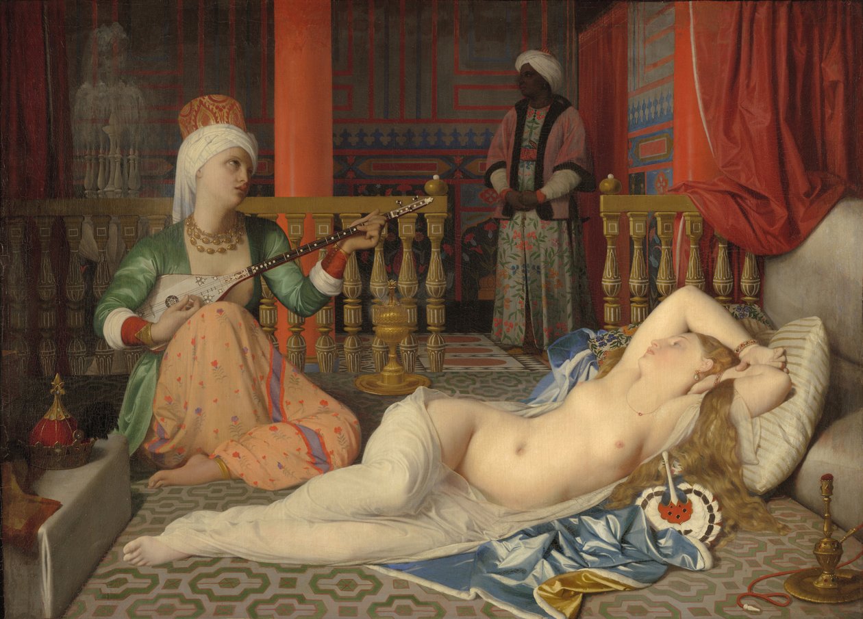 Odaliska s otrokem, 1839-40 od Jean Auguste Dominique Ingres