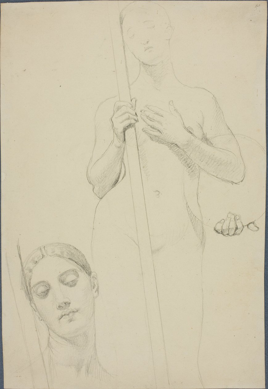 Studie od Jean Auguste Dominique Ingres