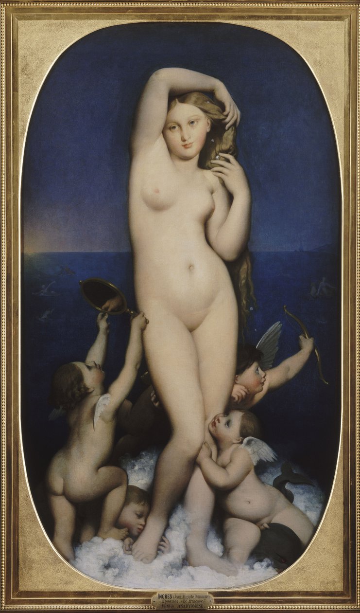 Venuše Anadyomene od Jean Auguste Dominique Ingres