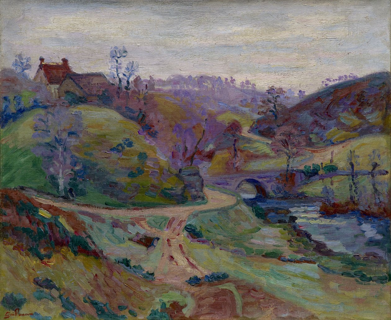 Crozant, Pont Charraud, 1903 od Jean Baptiste Armand Guillaumin
