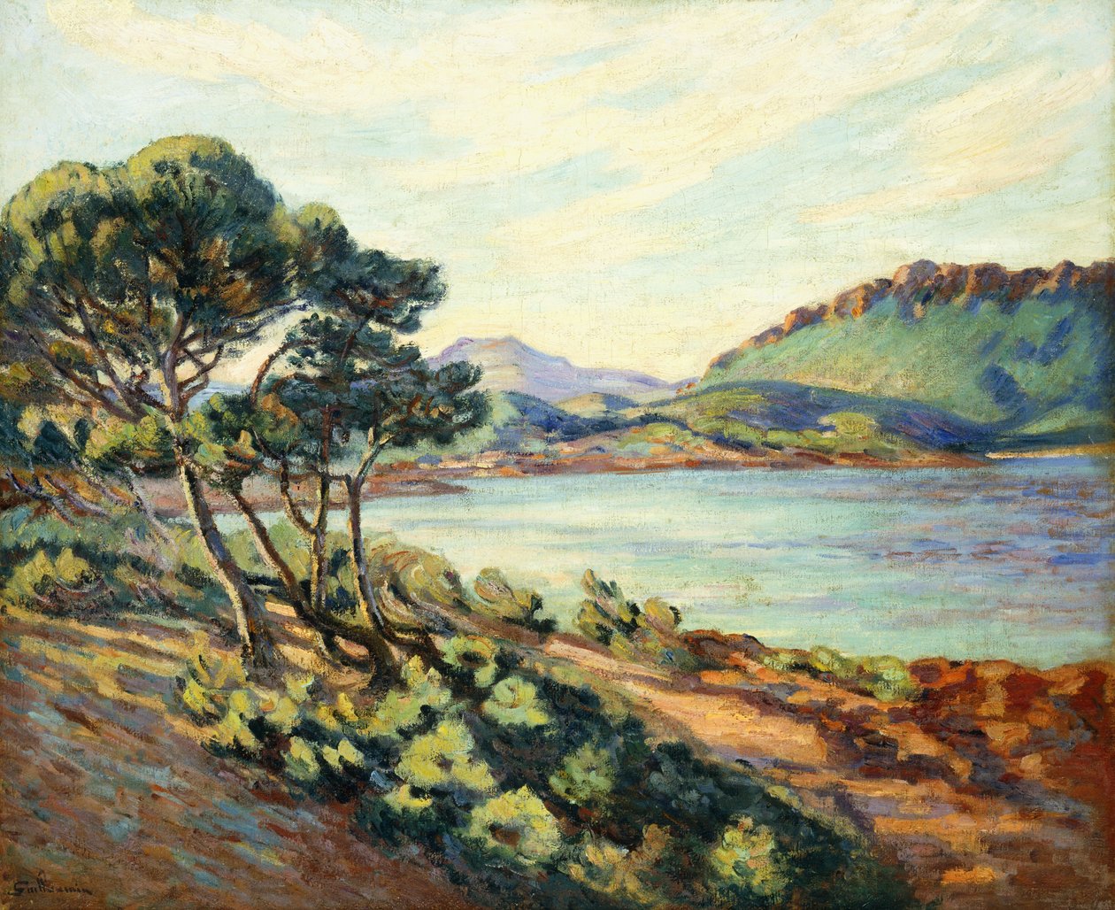 La Baie d "Agay, kolem roku 1910 od Jean Baptiste Armand Guillaumin