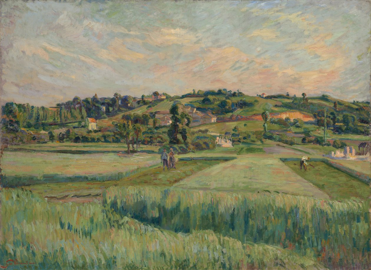 Krajina, Ile-de-France, kolem roku 1885 od Jean Baptiste Armand Guillaumin