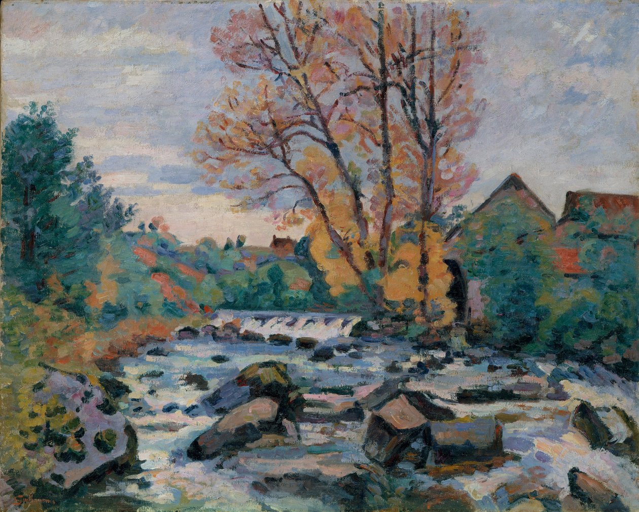 Bouchardon Mill, Crozant, c.1898 od Jean Baptiste Armand Guillaumin