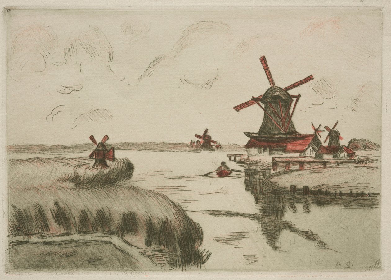 Pohled ze Saardamu, 1909. od Jean Baptiste Armand Guillaumin
