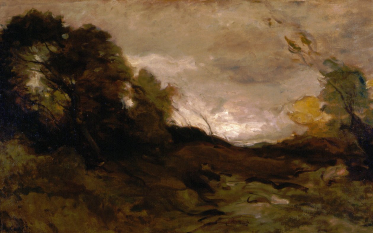Lonely Valley od Jean Baptiste Camille Corot