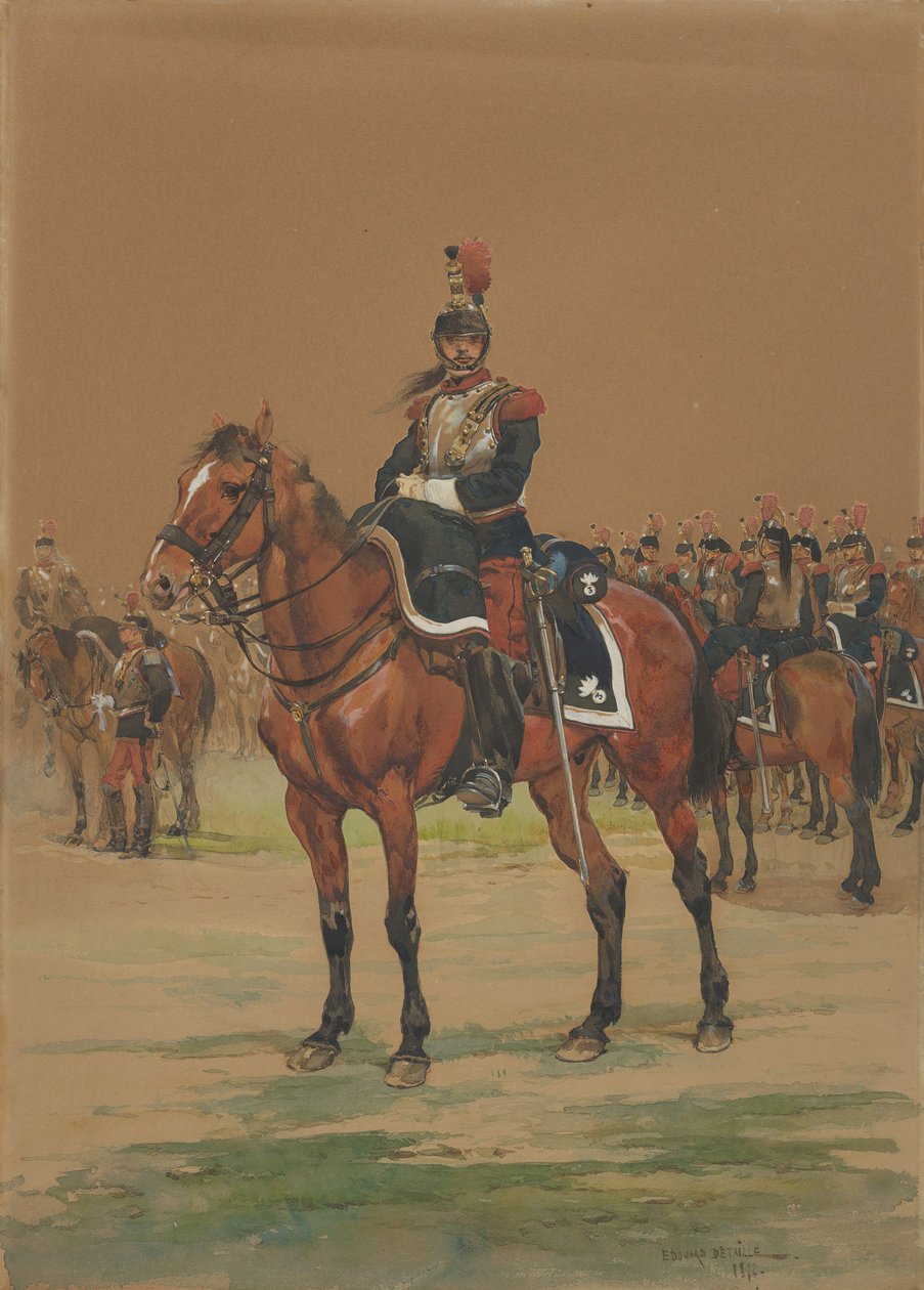 Francouzský kyrys, 1872. od Jean Baptiste Edouard Detaille
