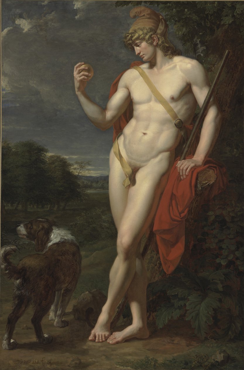 Pastýř Paris od Jean Baptiste Frederic Desmarais