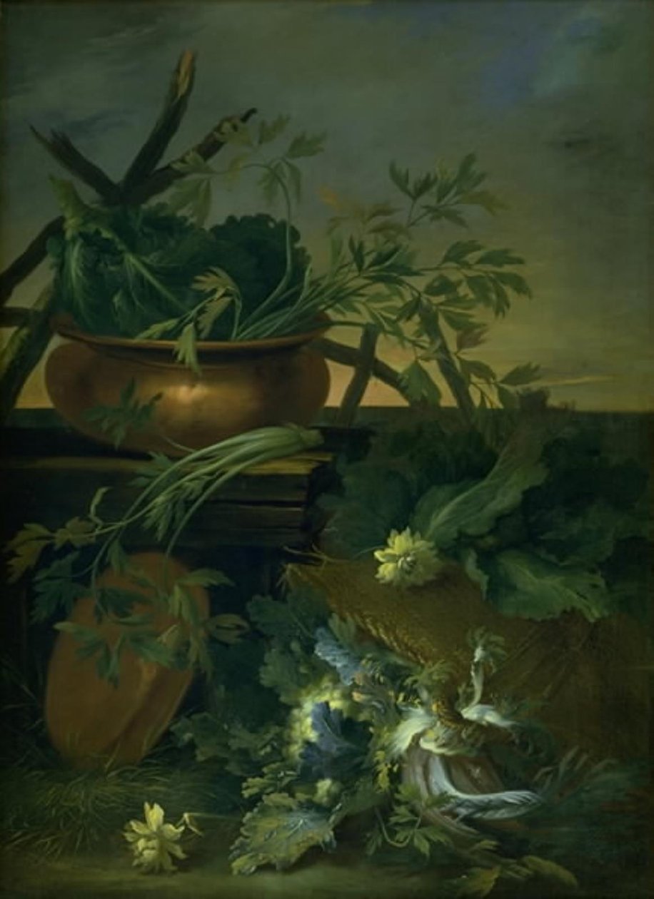 Stálý život. Zelenina od Jean Baptiste Gaijot Dubuisson