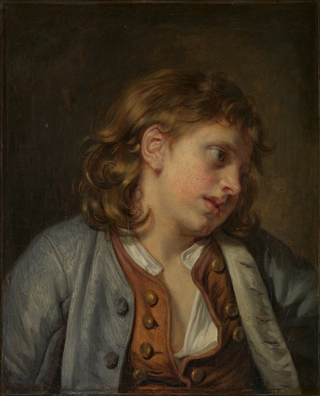 Hlava mladého chlapce, 1763. od Jean Baptiste Greuze