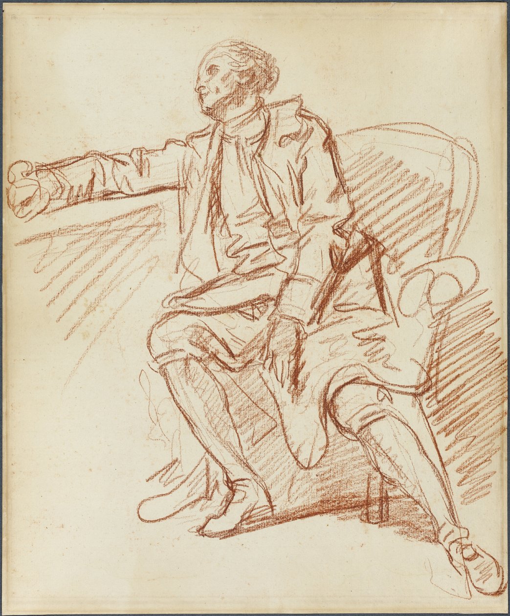 Sedící pán od Jean Baptiste Greuze