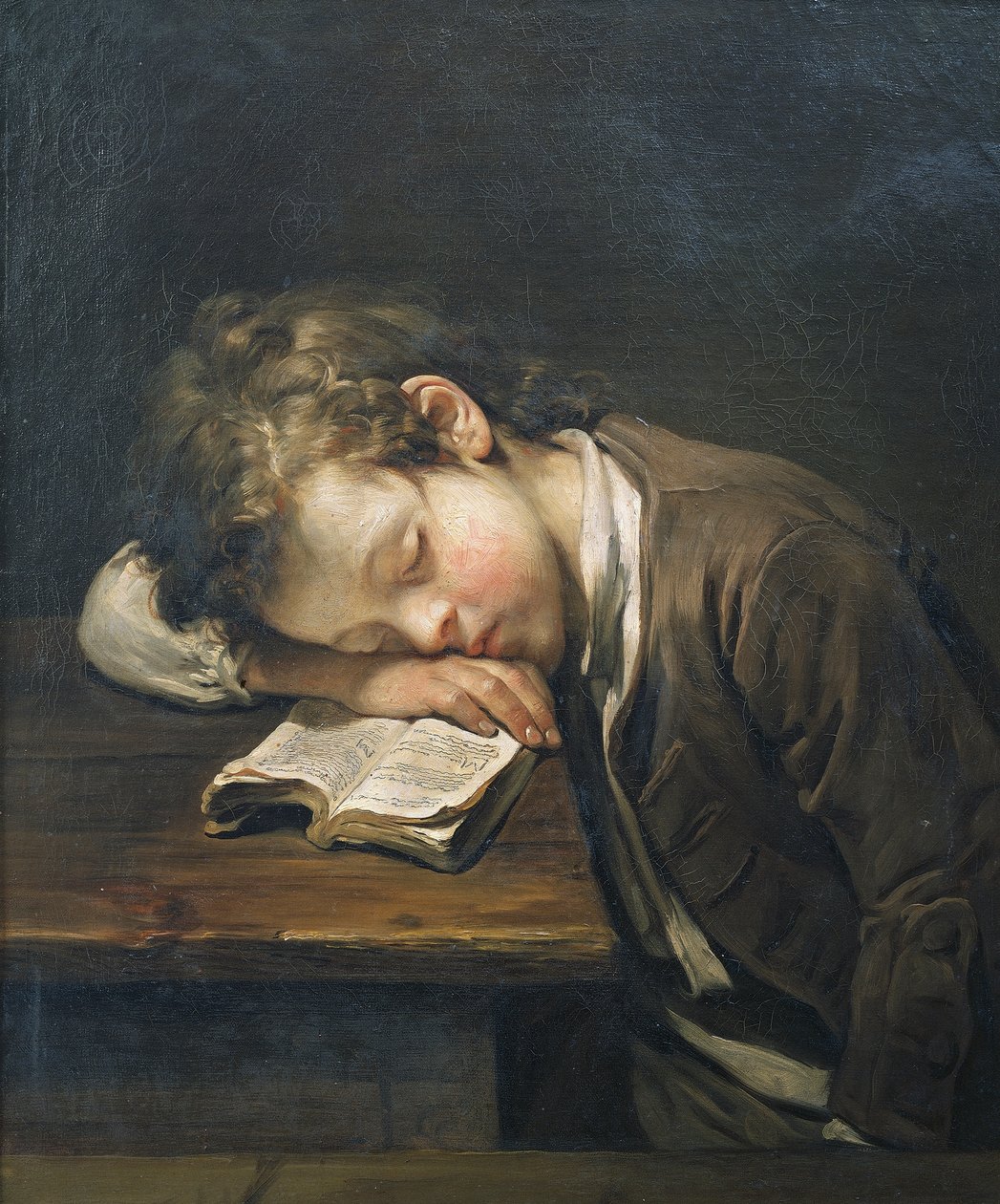 Ten líný chlapec od Jean Baptiste Greuze
