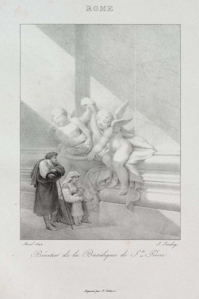 Cesta do Itálie v roce 1822 od Jean Baptiste Isabey