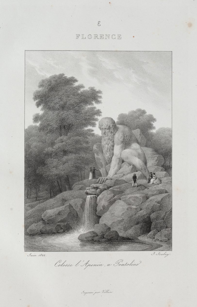 Cesta do Itálie v roce 1822 od Jean Baptiste Isabey