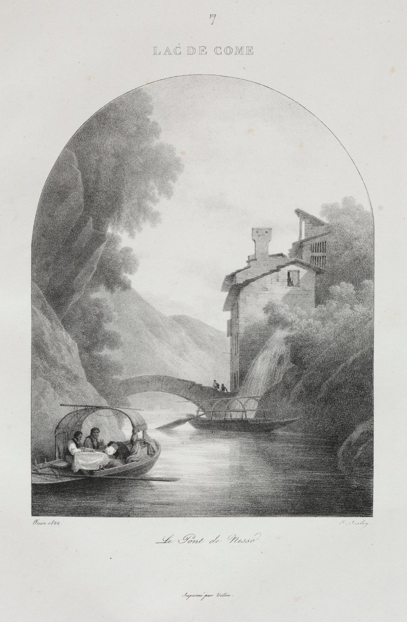 Cesta do Itálie v roce 1822 od Jean Baptiste Isabey