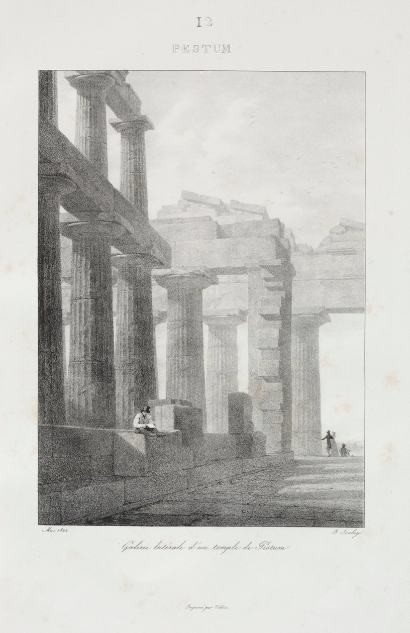 Cesta do Itálie v roce 1822 od Jean Baptiste Isabey