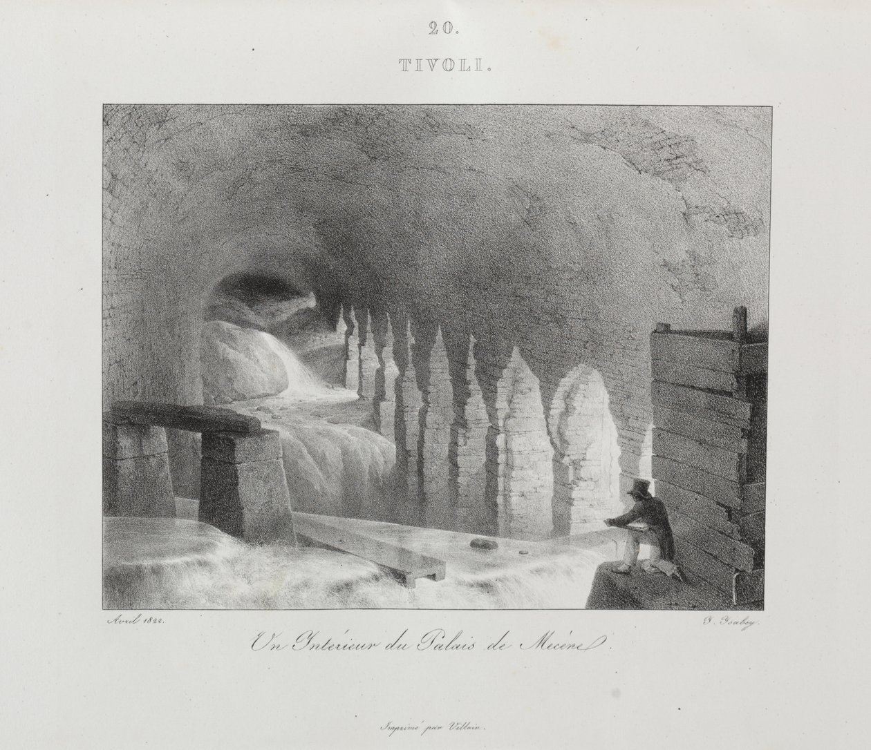 Cesta do Itálie v roce 1822 od Jean Baptiste Isabey