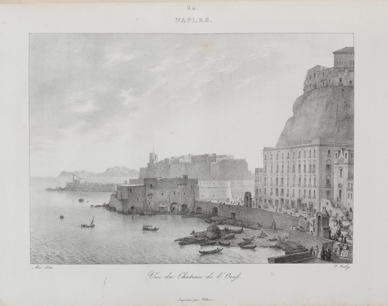 Cesta do Itálie v roce 1822 od Jean Baptiste Isabey