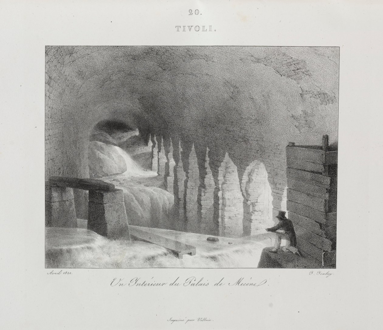 Cesta do Itálie v roce 1822, 1833. od Jean Baptiste Isabey