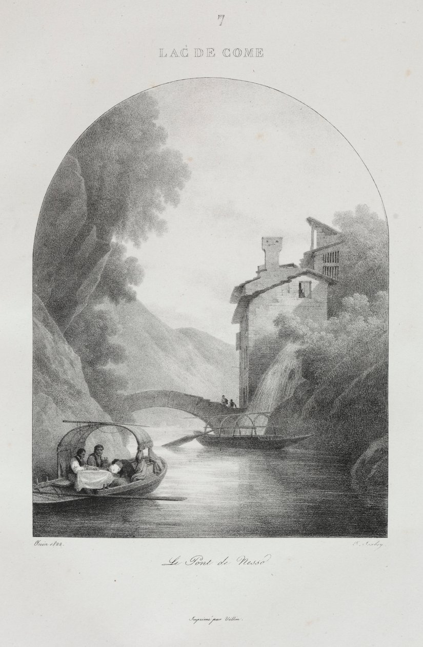 Cesta do Itálie v roce 1822, 1833. od Jean Baptiste Isabey