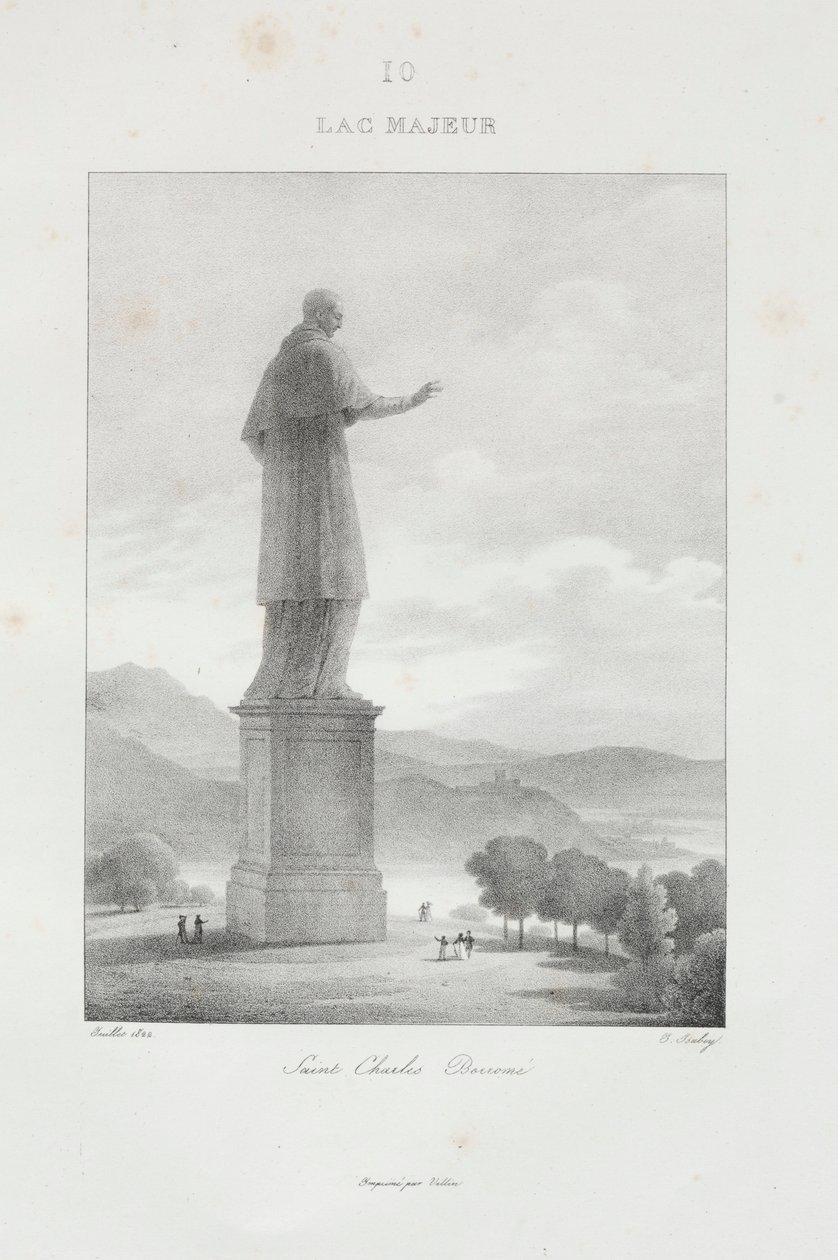 Cesta do Itálie v roce 1822, 1833. od Jean Baptiste Isabey