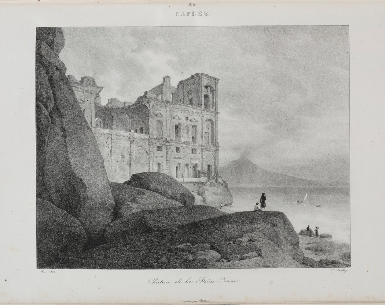 Cesta do Itálie v roce 1822, 1833. od Jean Baptiste Isabey