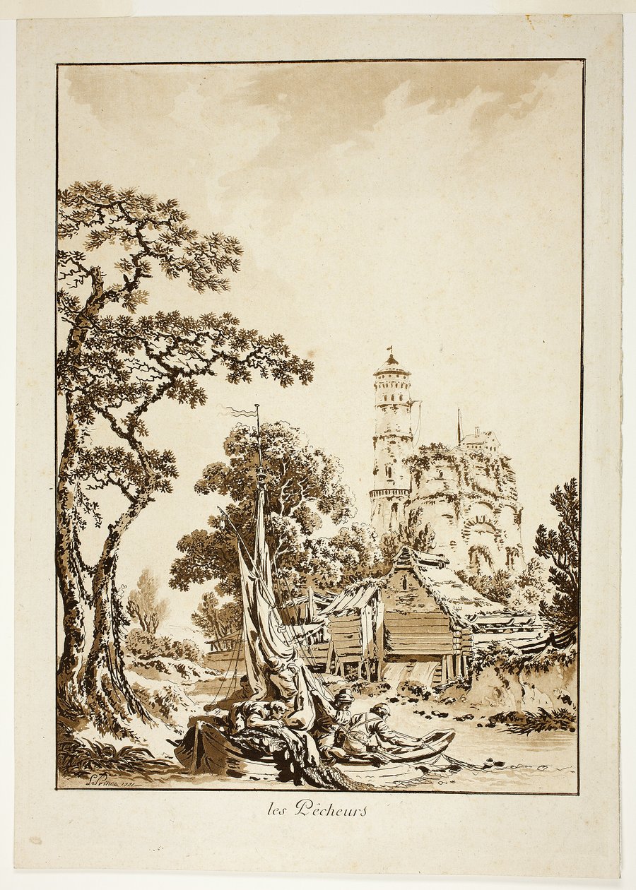 Rybáři od Jean Baptiste Le Prince