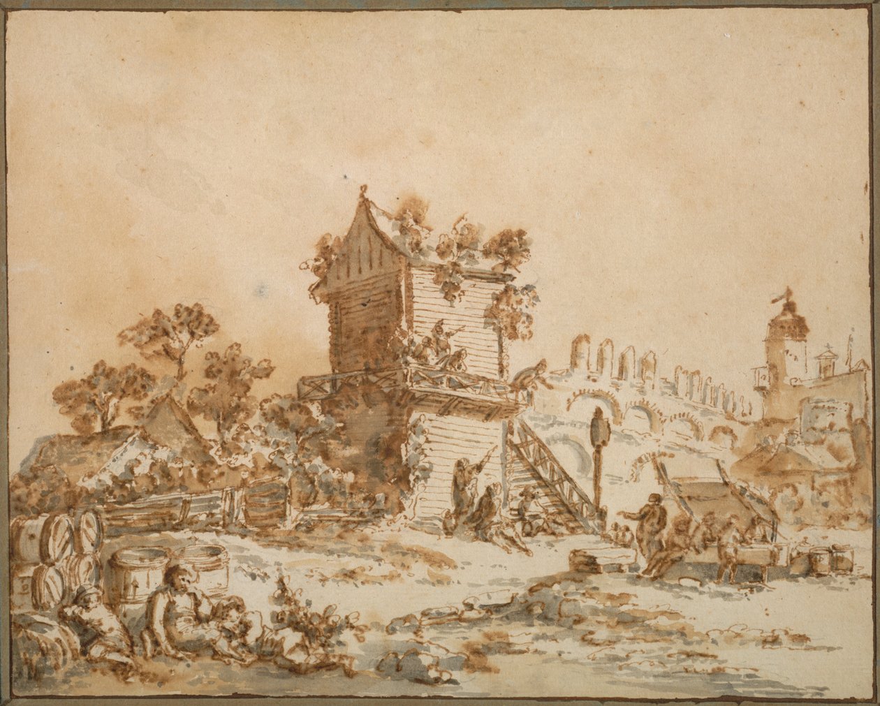 Moskevská krčma od Jean Baptiste Le Prince