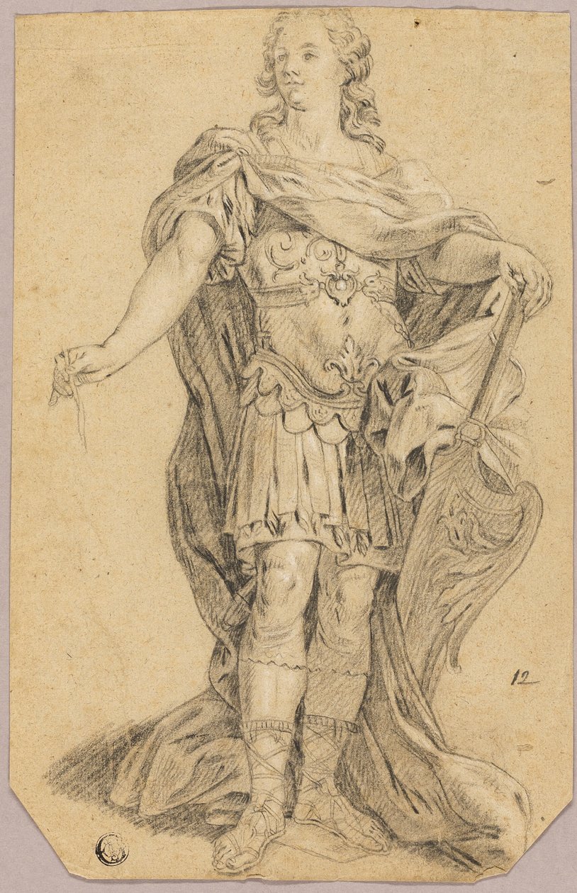Socha Ludvíka XIV. od Jean Baptiste Lemoyne II